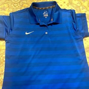 GUC Nike Dri fit Blue Polo Size Medium